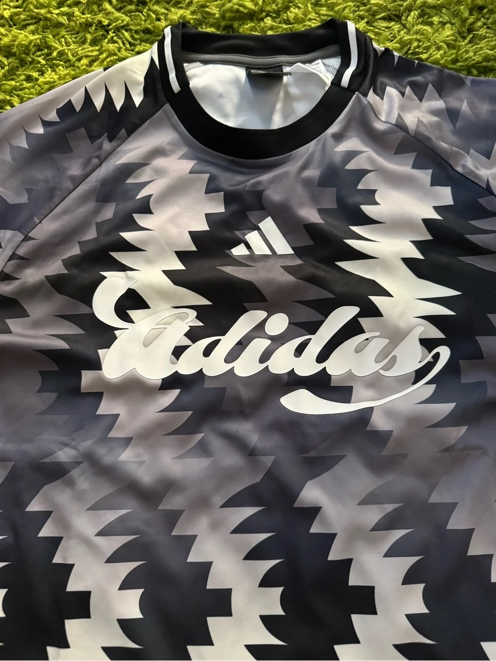 Adidas Limited Edition Common Goal Soccer Jersey - Black & Gray